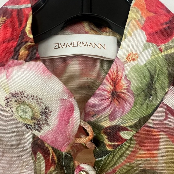 ✨ZIMMERMAN SILK•LINEN TOP✨ - Picture 3 of 16